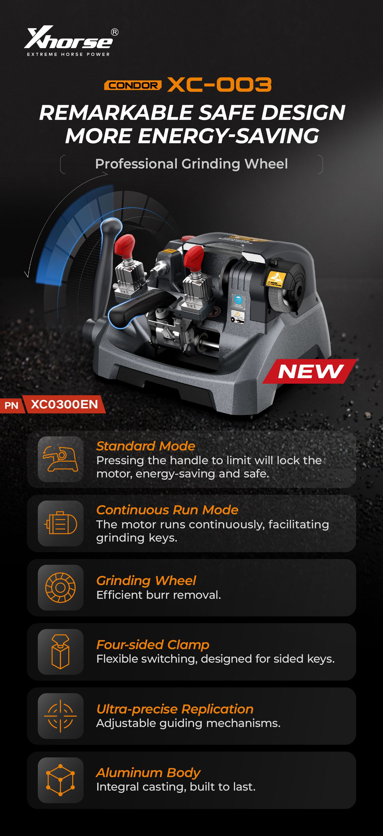 Xhorse Condor XC-003 Mechanical Key Cutting Machine - Image 2