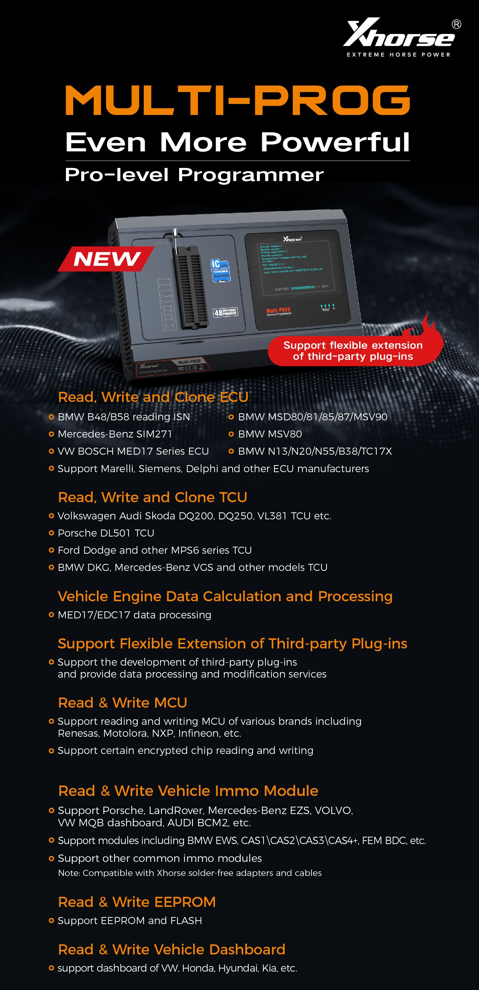 Xhorse Multi-Prog Programmer with Free MQB48 License - Image 2