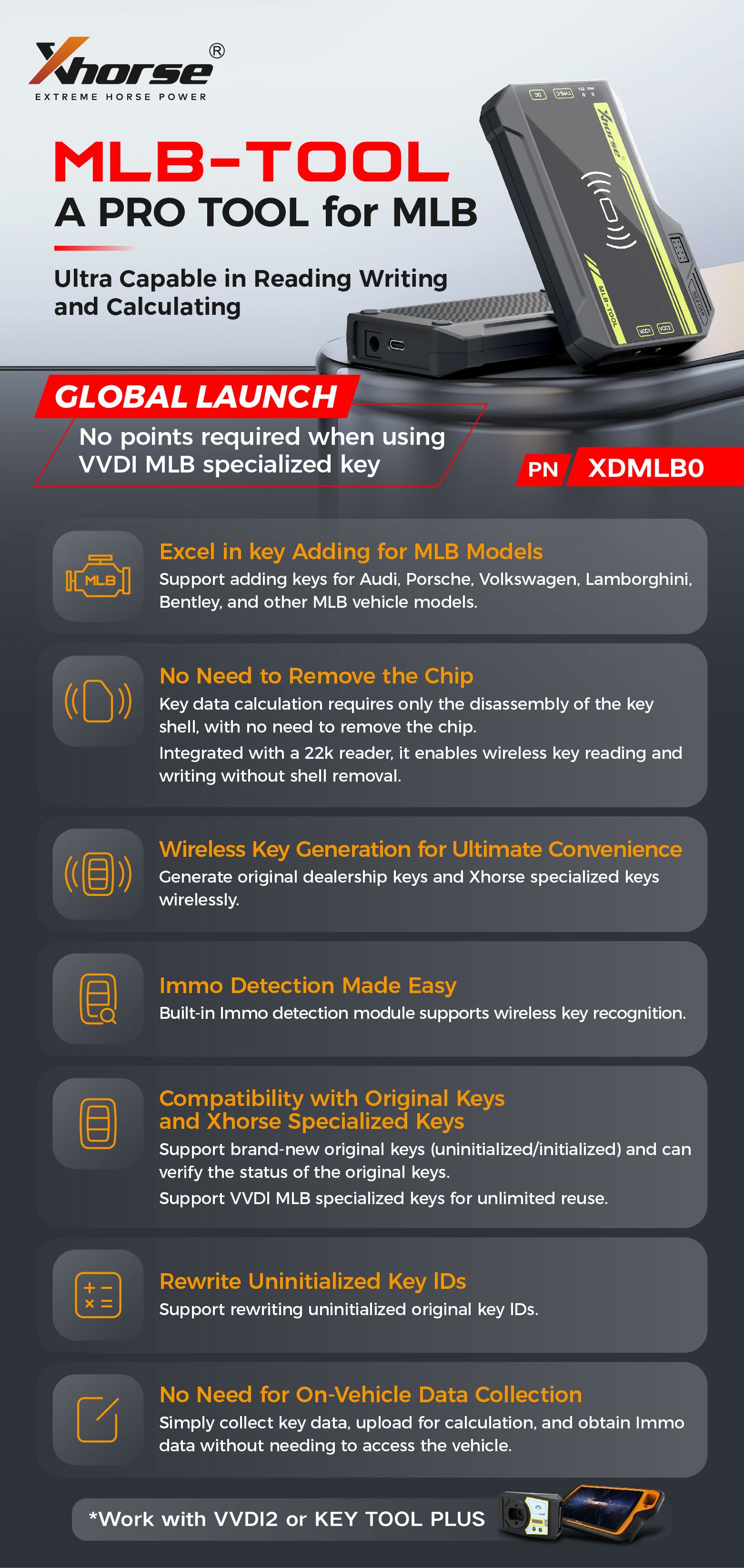 Xhorse VVDI MLB Tool for VW Audi Key Programming - Image 2